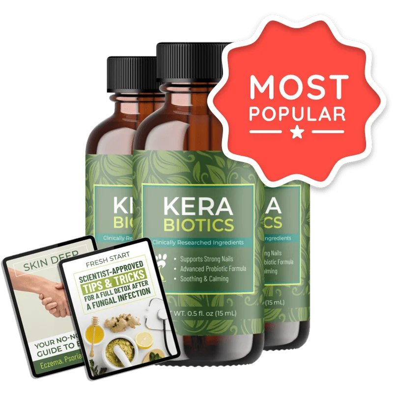 Kerabiotics Longevity & Vitality Support — 3 Bottle / 90 Day Pack