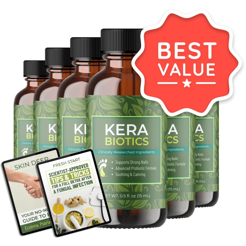 Kerabiotics Longevity & Vitality Support — 6 Bottle / 180 Day Pack